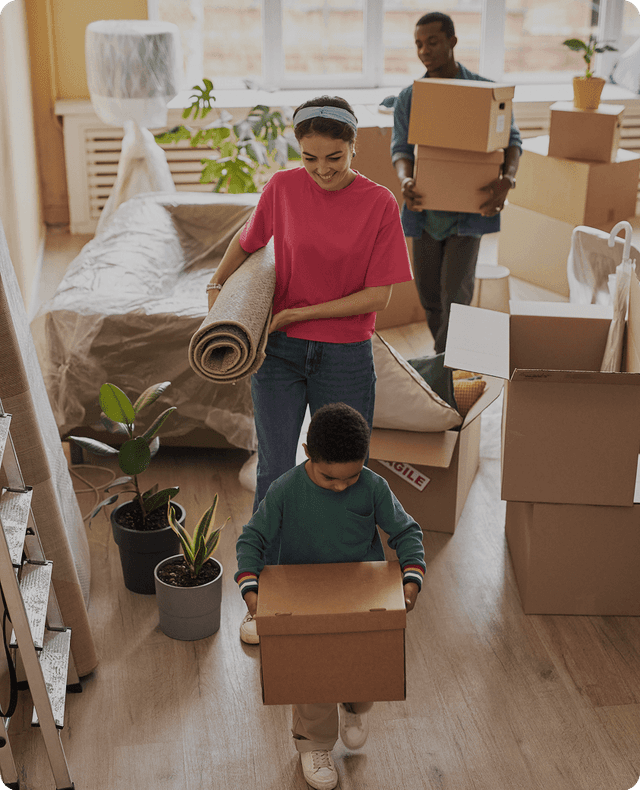 Families in transition — between homes, renovations or relocations